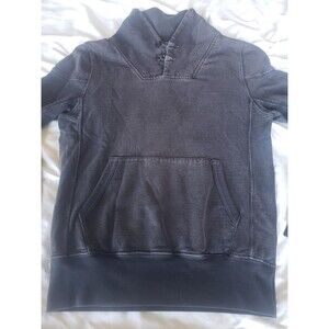 Jungmaven Charcoal Gray Pullover Hoodie Sweater